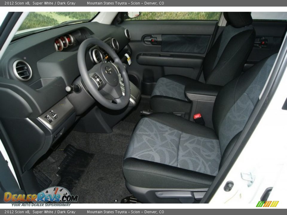 2012 Scion xB Super White / Dark Gray Photo #4