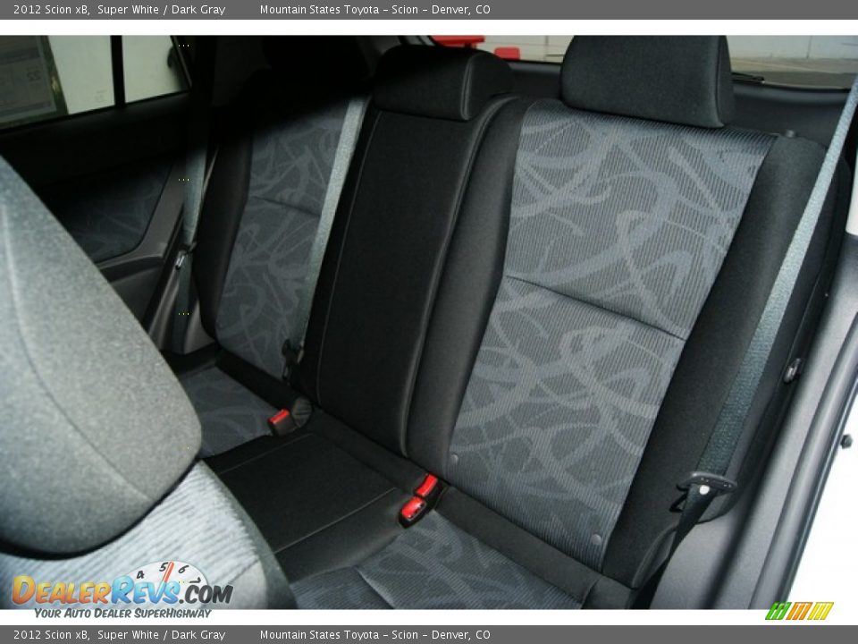 2012 Scion xB Super White / Dark Gray Photo #8