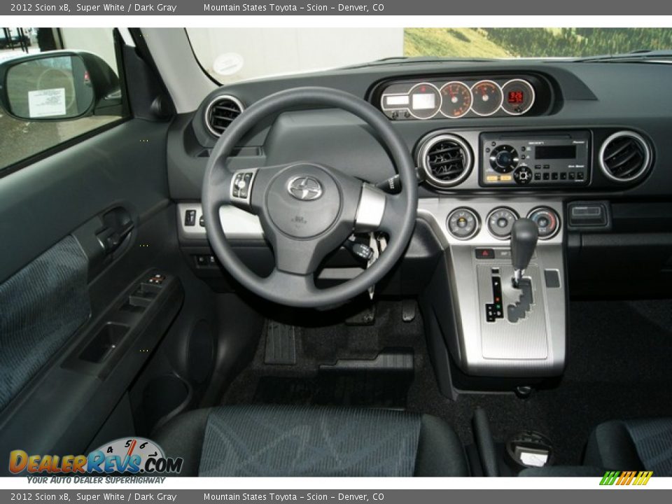 2012 Scion xB Super White / Dark Gray Photo #9