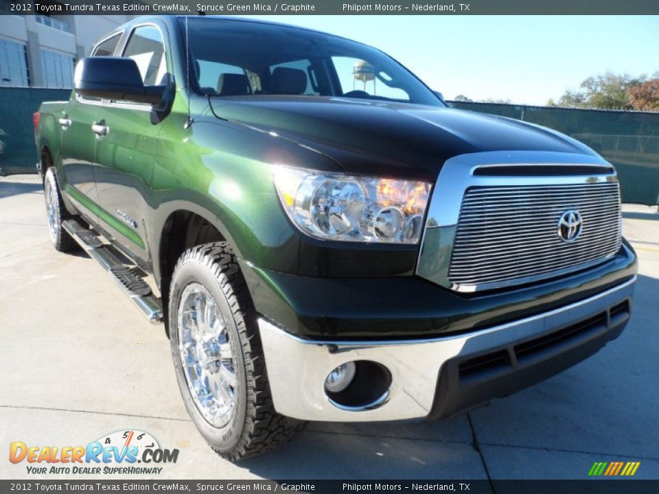 2012 Toyota Tundra Texas Edition CrewMax Spruce Green Mica / Graphite Photo #1