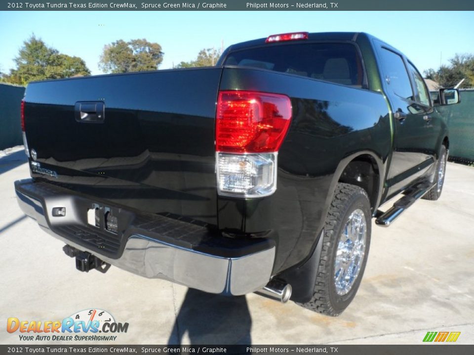 2012 Toyota Tundra Texas Edition CrewMax Spruce Green Mica / Graphite Photo #3