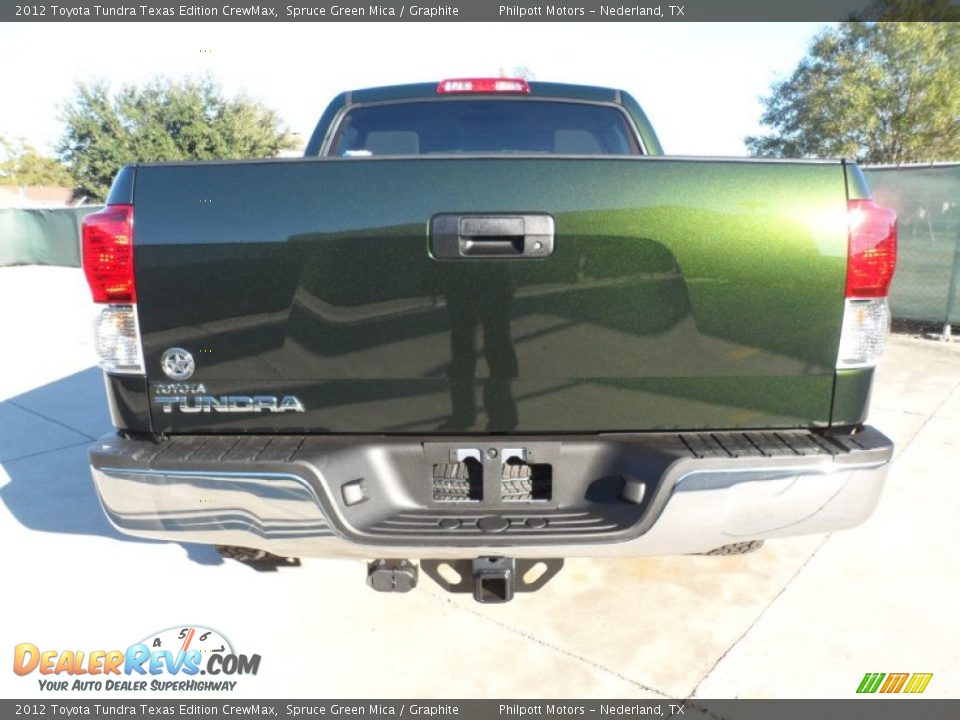 2012 Toyota Tundra Texas Edition CrewMax Spruce Green Mica / Graphite Photo #4