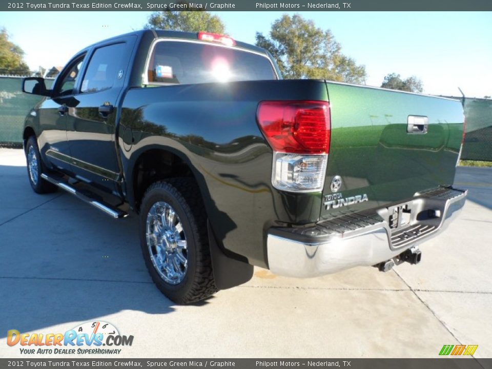 2012 Toyota Tundra Texas Edition CrewMax Spruce Green Mica / Graphite Photo #5