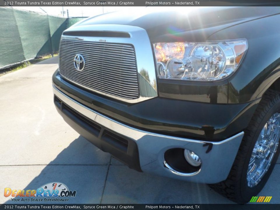 2012 Toyota Tundra Texas Edition CrewMax Spruce Green Mica / Graphite Photo #10