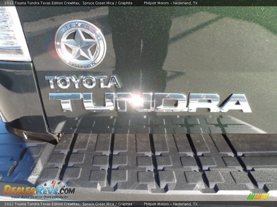 2012 Toyota Tundra Texas Edition CrewMax Spruce Green Mica / Graphite Photo #17