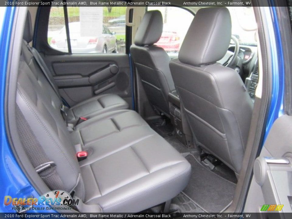 Adrenalin Charcoal Black Interior - 2010 Ford Explorer Sport Trac Adrenalin AWD Photo #11
