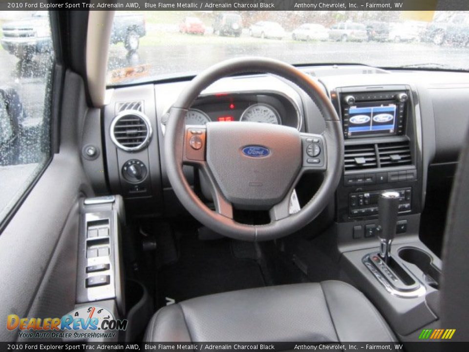 Dashboard of 2010 Ford Explorer Sport Trac Adrenalin AWD Photo #13