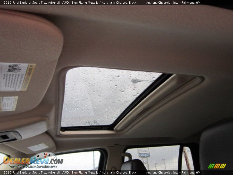 2010 Ford Explorer Sport Trac Adrenalin AWD Blue Flame Metallic / Adrenalin Charcoal Black Photo #17