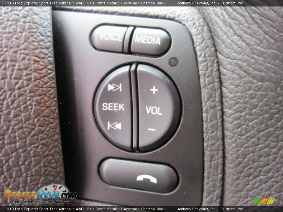 2010 Ford Explorer Sport Trac Adrenalin AWD Blue Flame Metallic / Adrenalin Charcoal Black Photo #18