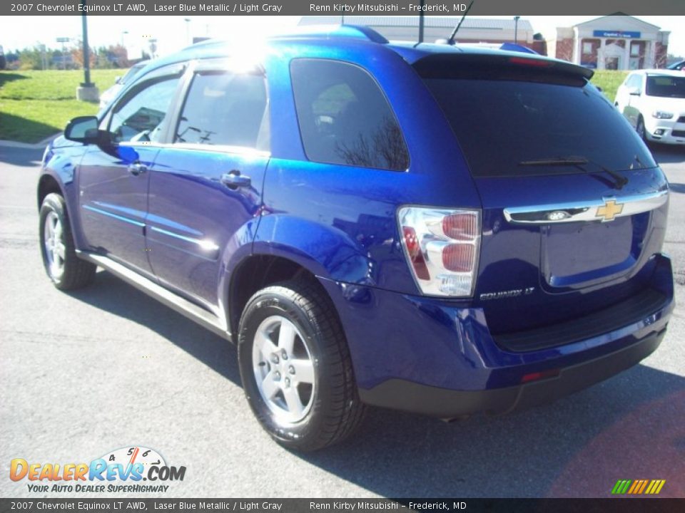 2007 Chevrolet Equinox LT AWD Laser Blue Metallic / Light Gray Photo #3