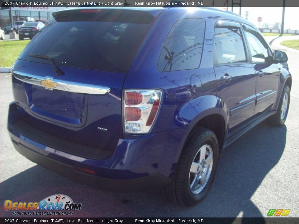 2007 Chevrolet Equinox LT AWD Laser Blue Metallic / Light Gray Photo #5