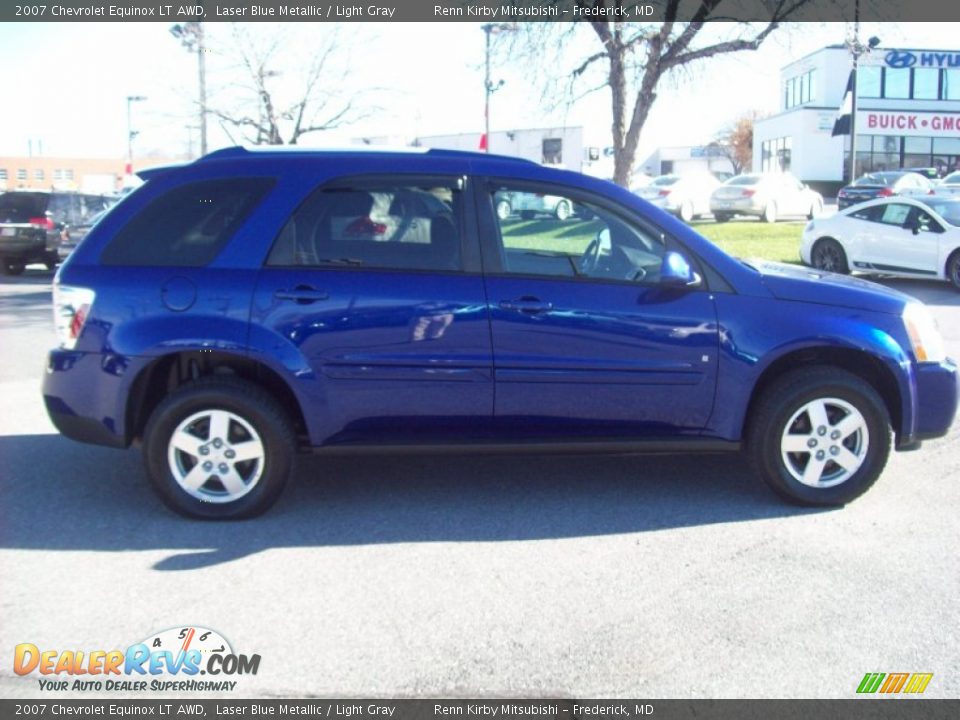 2007 Chevrolet Equinox LT AWD Laser Blue Metallic / Light Gray Photo #6