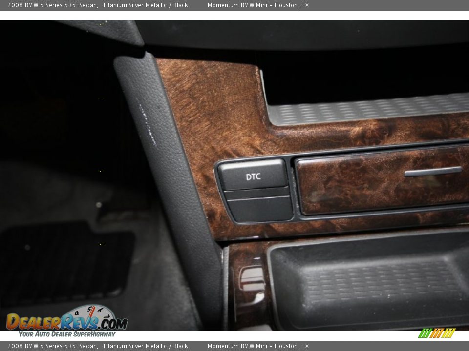 2008 BMW 5 Series 535i Sedan Titanium Silver Metallic / Black Photo #27
