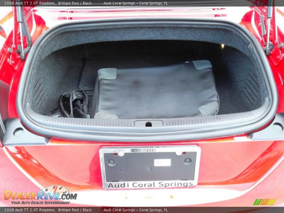 2008 Audi TT 2.0T Roadster Brilliant Red / Black Photo #8