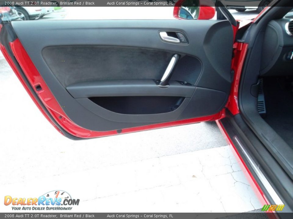 2008 Audi TT 2.0T Roadster Brilliant Red / Black Photo #16