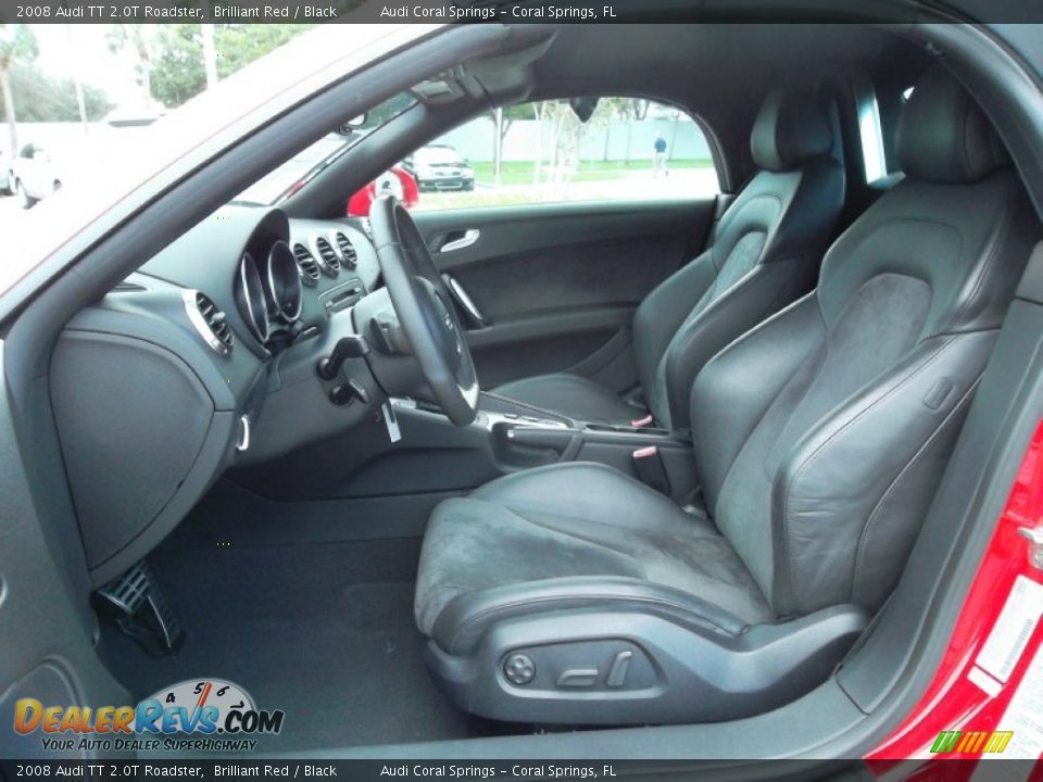 2008 Audi TT 2.0T Roadster Brilliant Red / Black Photo #17