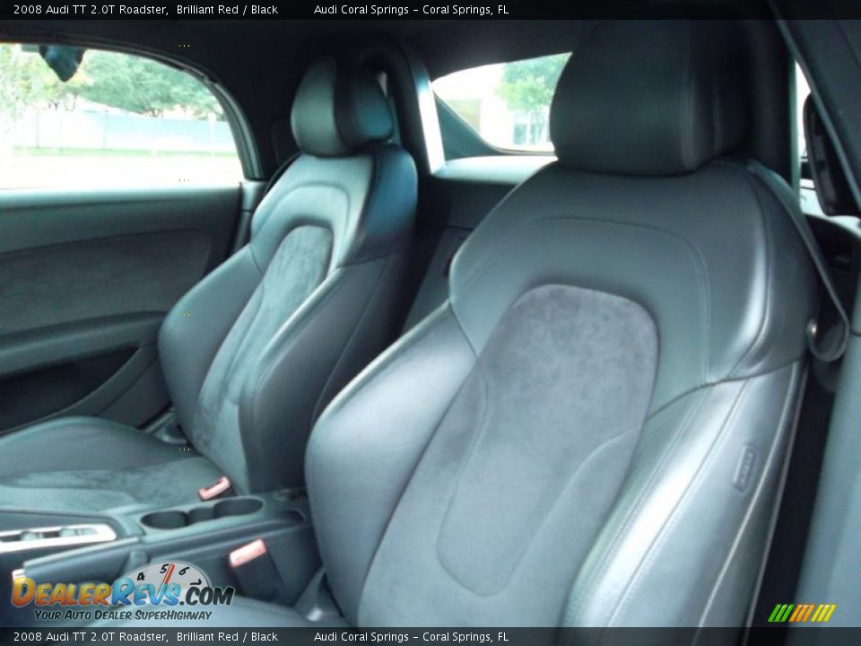 2008 Audi TT 2.0T Roadster Brilliant Red / Black Photo #18