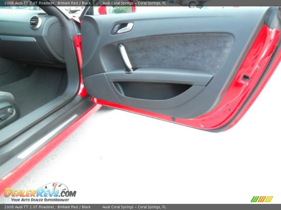 2008 Audi TT 2.0T Roadster Brilliant Red / Black Photo #19
