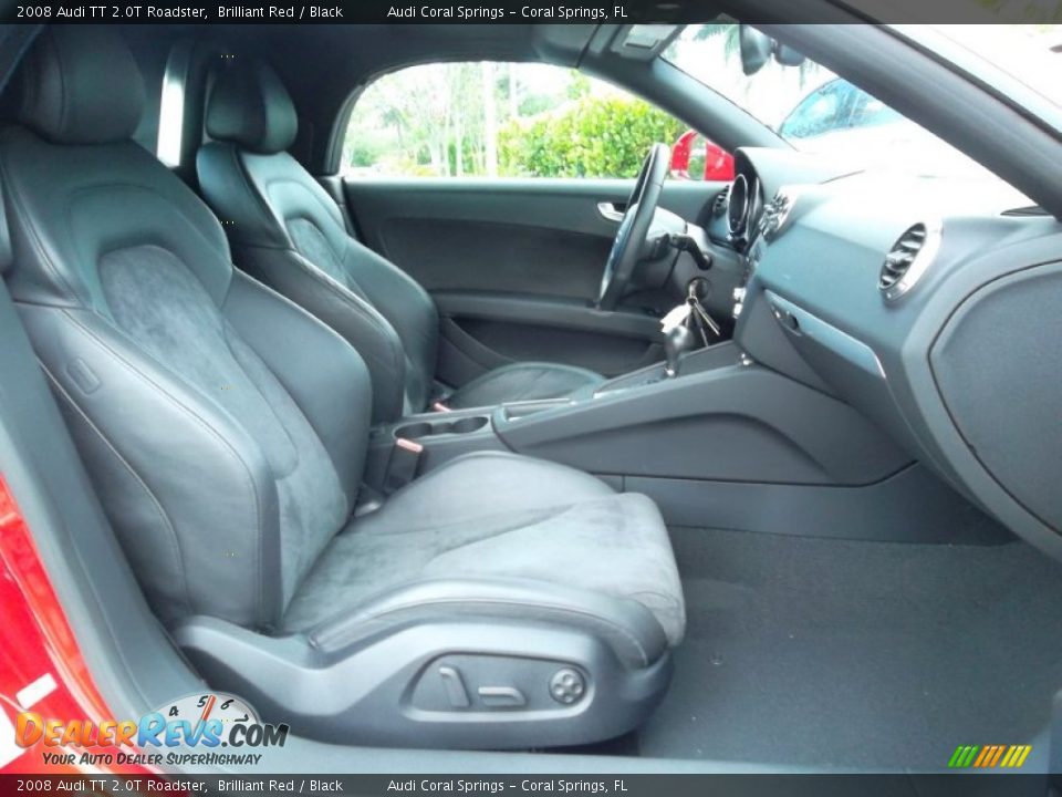 2008 Audi TT 2.0T Roadster Brilliant Red / Black Photo #20