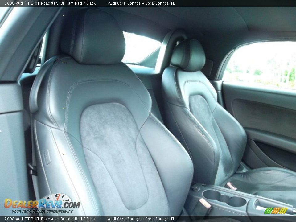 2008 Audi TT 2.0T Roadster Brilliant Red / Black Photo #21