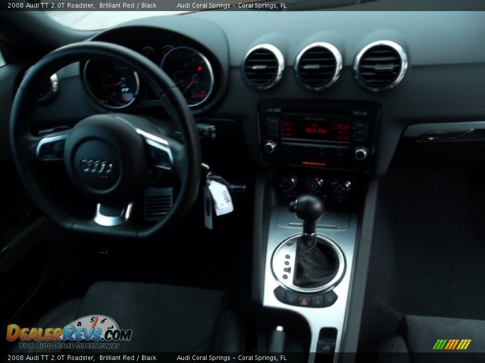 2008 Audi TT 2.0T Roadster Brilliant Red / Black Photo #22