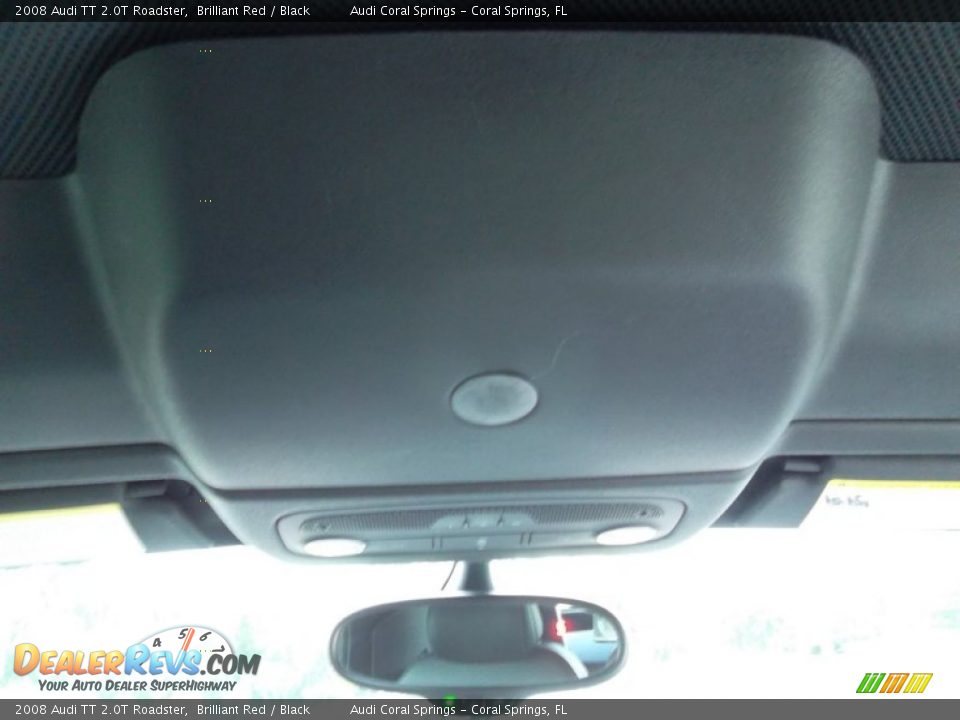 2008 Audi TT 2.0T Roadster Brilliant Red / Black Photo #25
