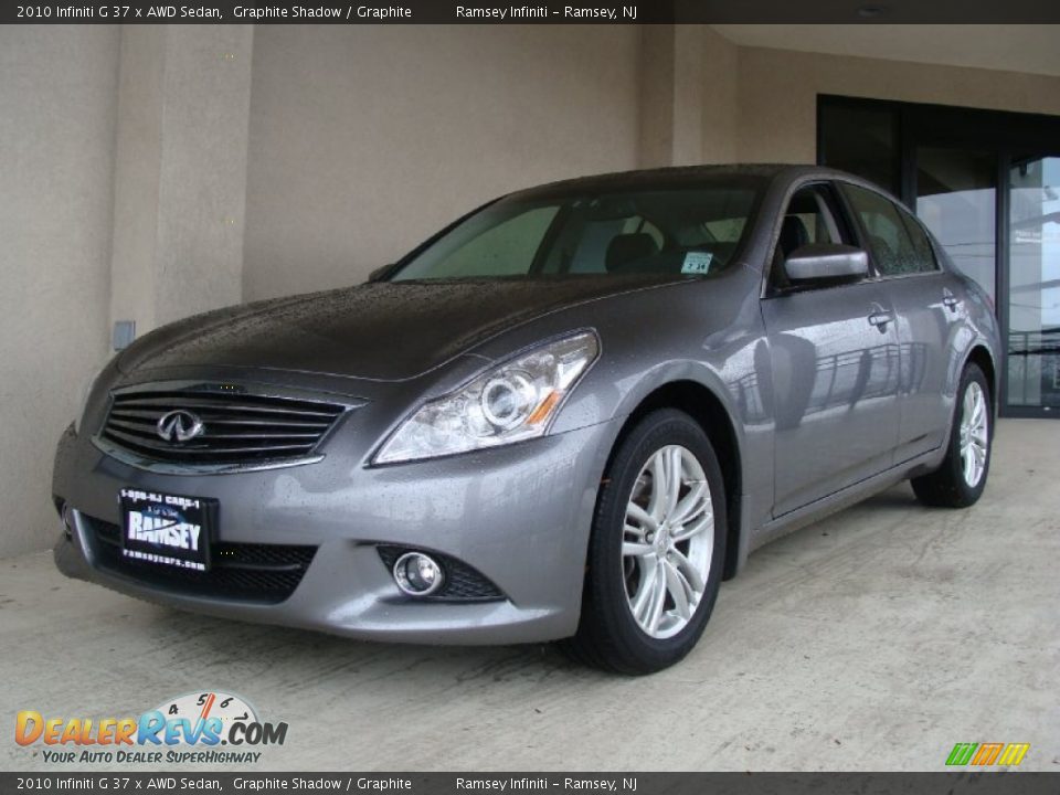 2010 Infiniti G 37 x AWD Sedan Graphite Shadow / Graphite Photo #1