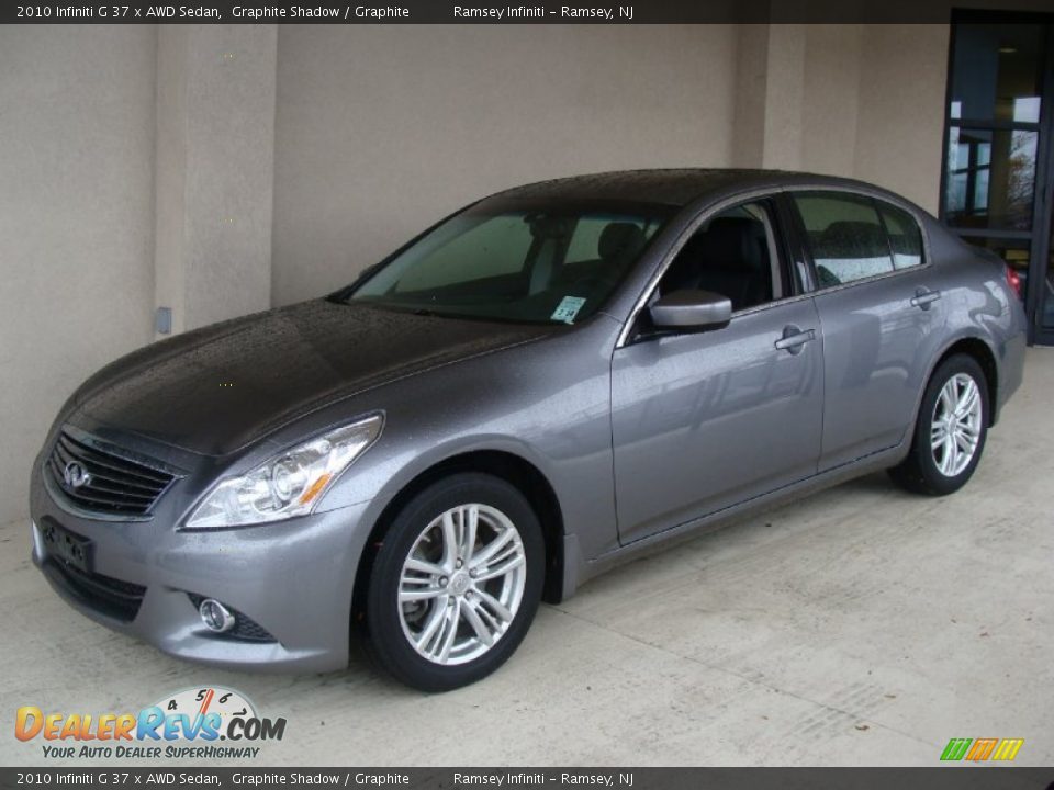 2010 Infiniti G 37 x AWD Sedan Graphite Shadow / Graphite Photo #3