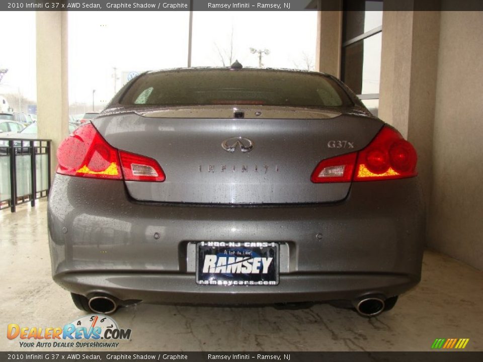 2010 Infiniti G 37 x AWD Sedan Graphite Shadow / Graphite Photo #6