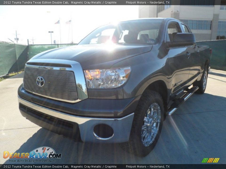 2012 Toyota Tundra Texas Edition Double Cab Magnetic Gray Metallic / Graphite Photo #7