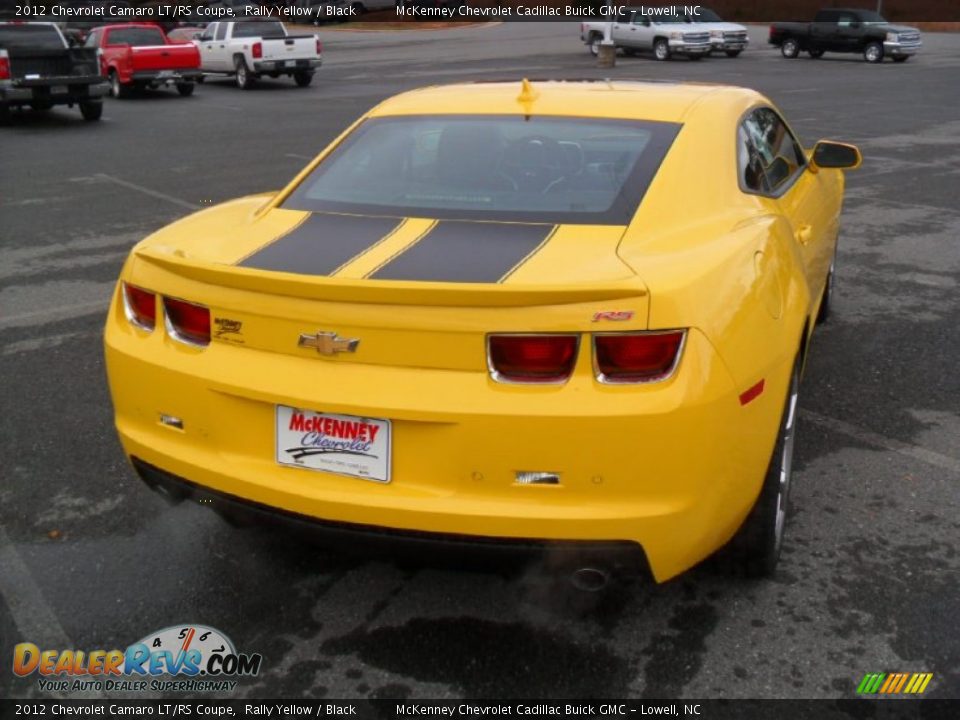 2012 Chevrolet Camaro LT/RS Coupe Rally Yellow / Black Photo #3