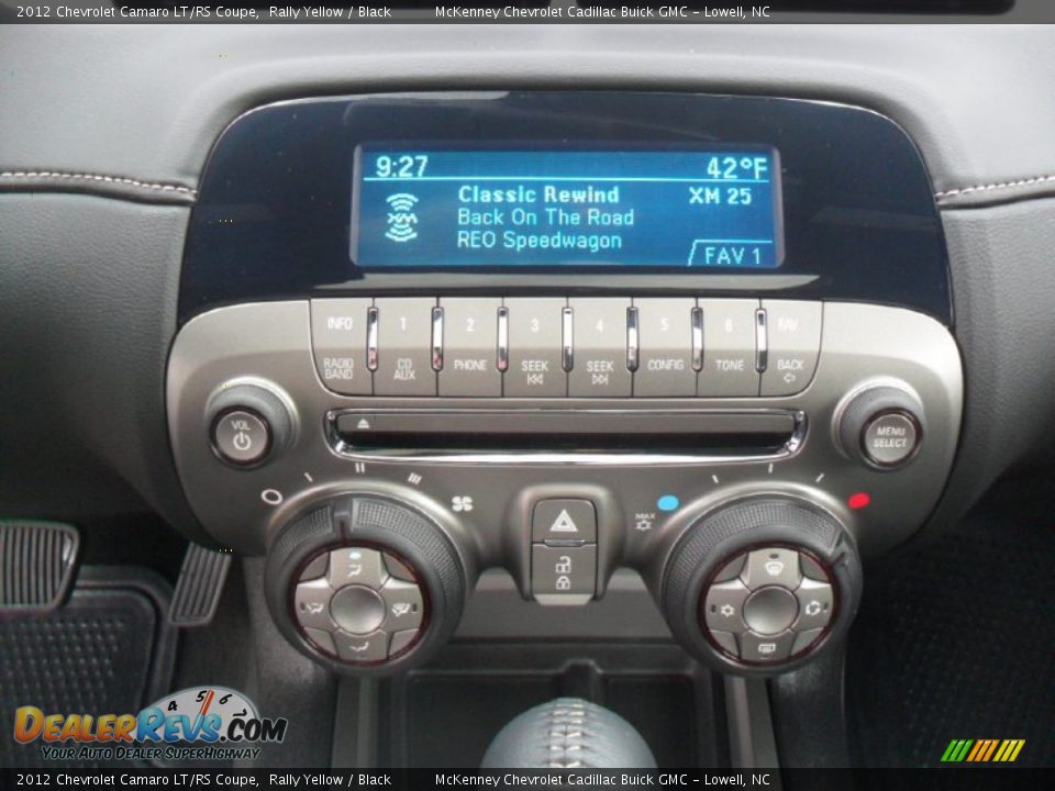 Audio System of 2012 Chevrolet Camaro LT/RS Coupe Photo #12