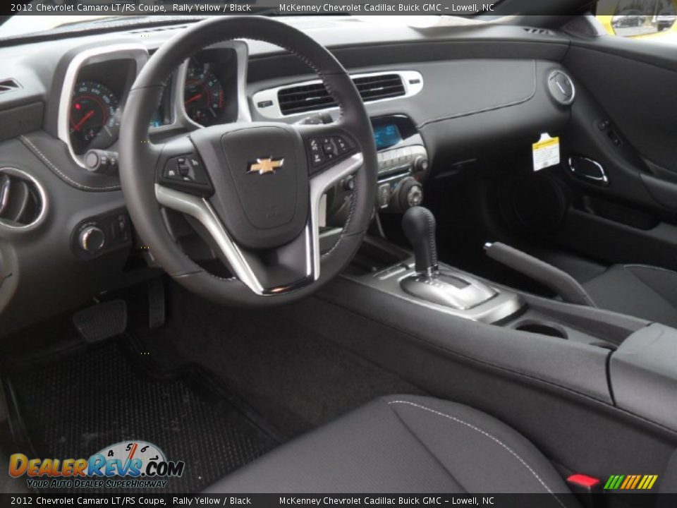 Black Interior - 2012 Chevrolet Camaro LT/RS Coupe Photo #25