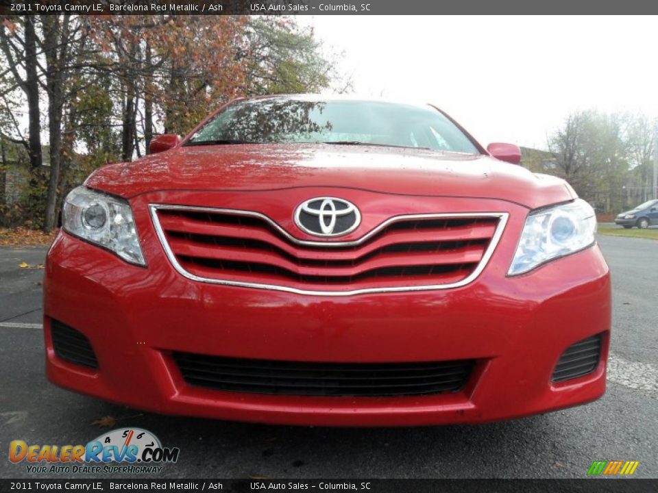 2011 Toyota Camry LE Barcelona Red Metallic / Ash Photo #1