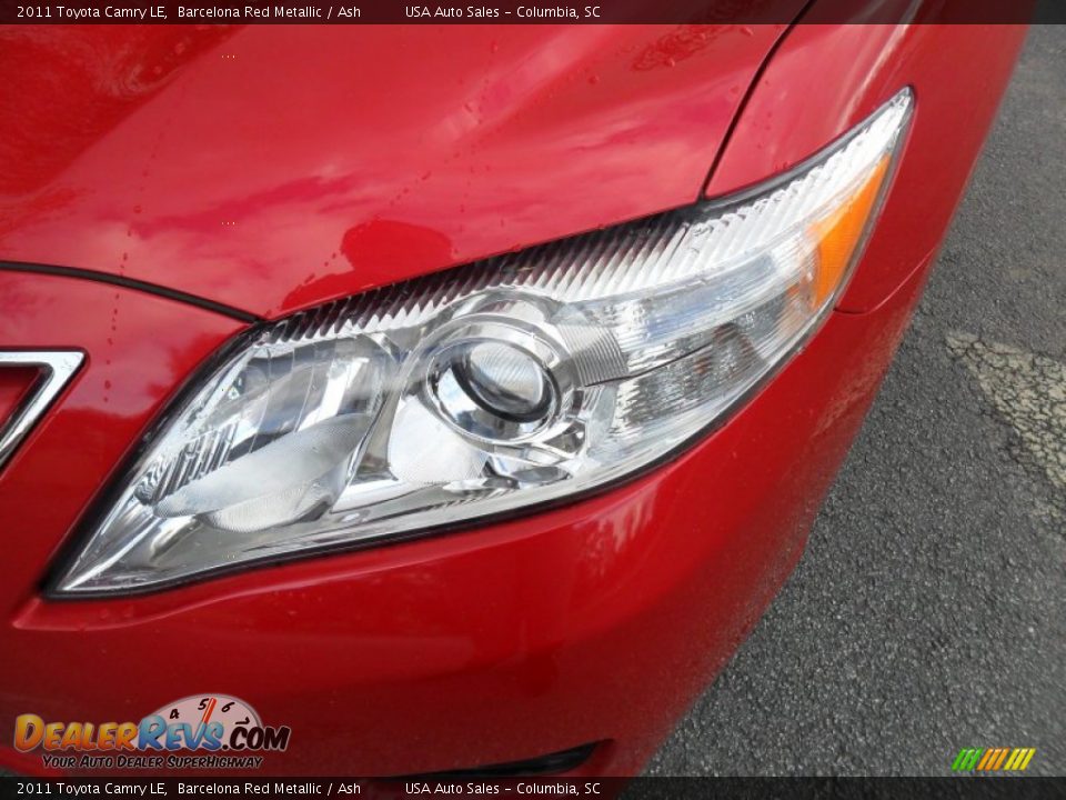 2011 Toyota Camry LE Barcelona Red Metallic / Ash Photo #5