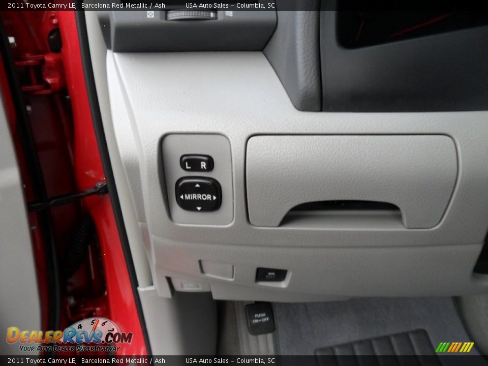 2011 Toyota Camry LE Barcelona Red Metallic / Ash Photo #16