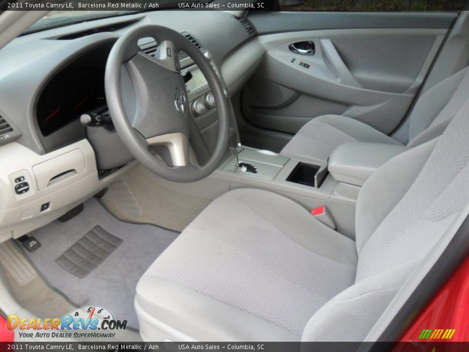 2011 Toyota Camry LE Barcelona Red Metallic / Ash Photo #17