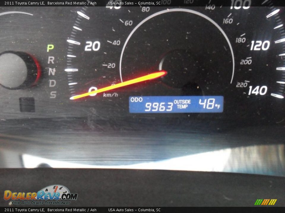 2011 Toyota Camry LE Barcelona Red Metallic / Ash Photo #20