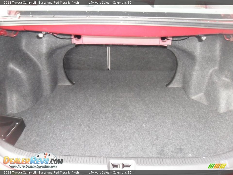 2011 Toyota Camry LE Barcelona Red Metallic / Ash Photo #26