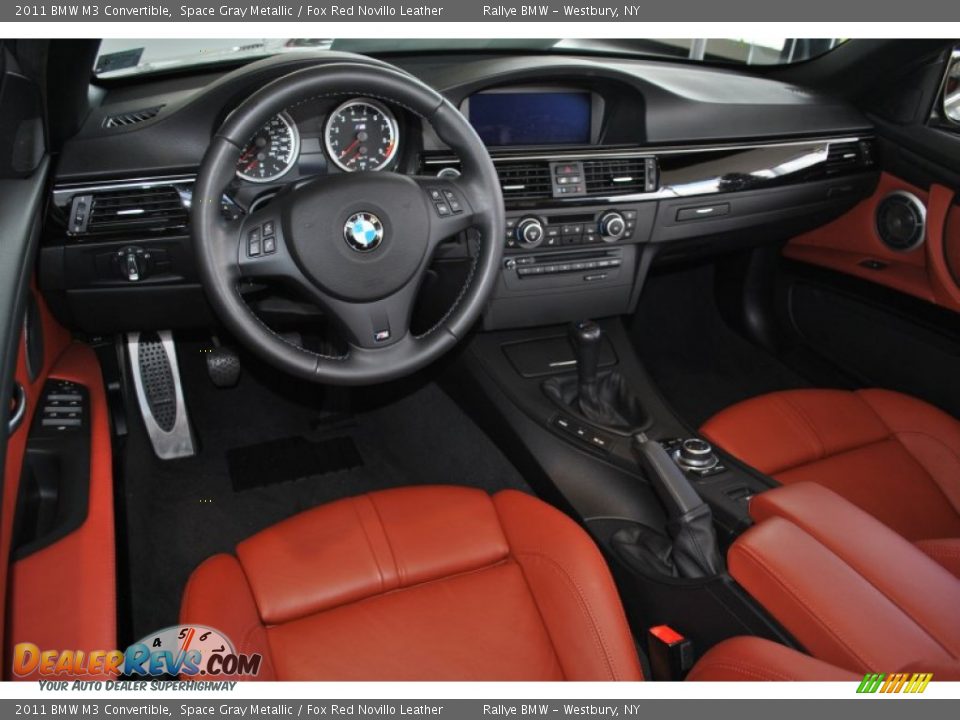 Fox Red Novillo Leather Interior 2011 Bmw M3 Convertible