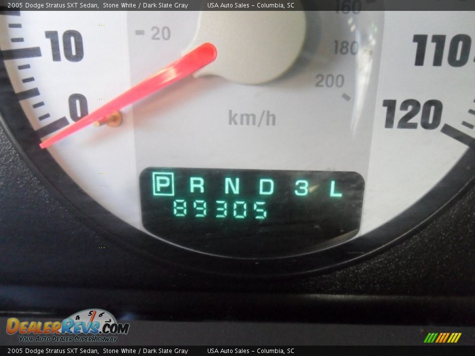 2005 Dodge Stratus SXT Sedan Stone White / Dark Slate Gray Photo #16