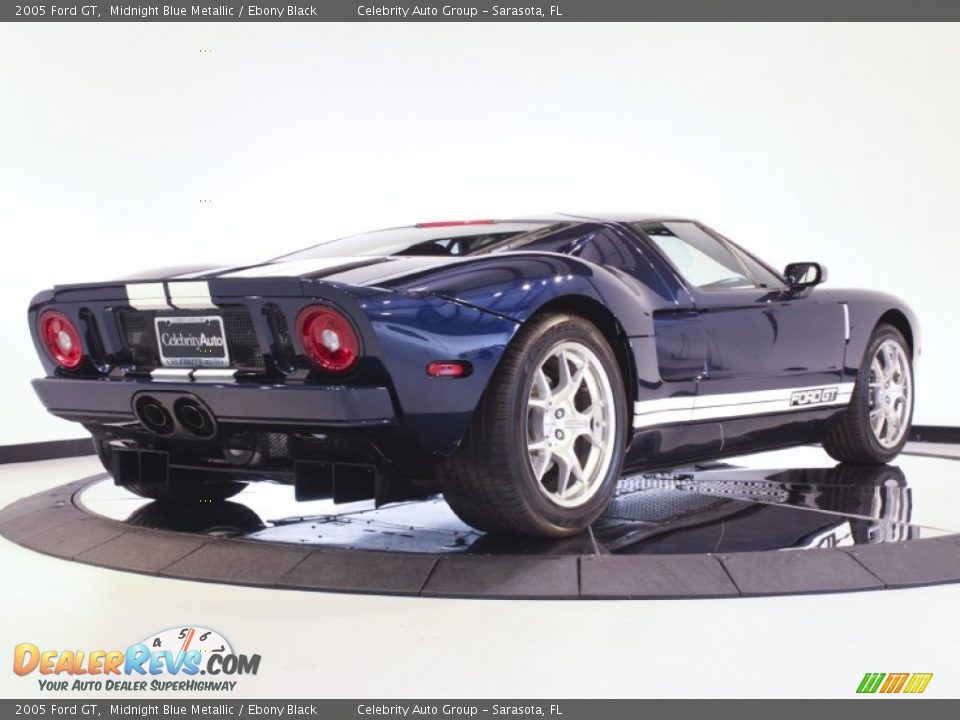 2005 Ford GT Midnight Blue Metallic / Ebony Black Photo #7