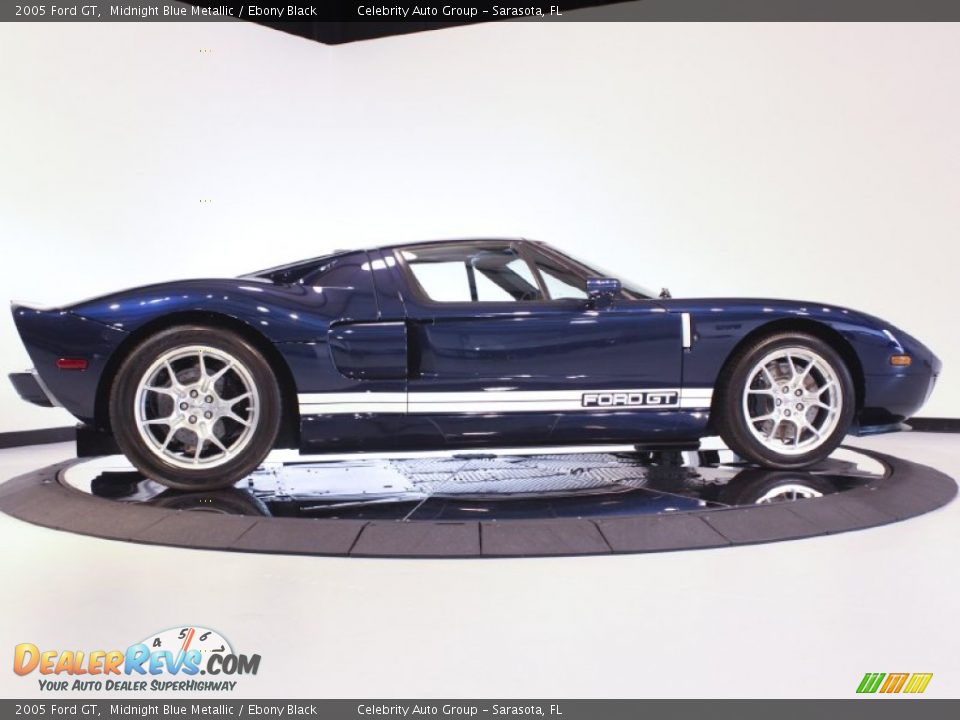 2005 Ford GT Midnight Blue Metallic / Ebony Black Photo #8
