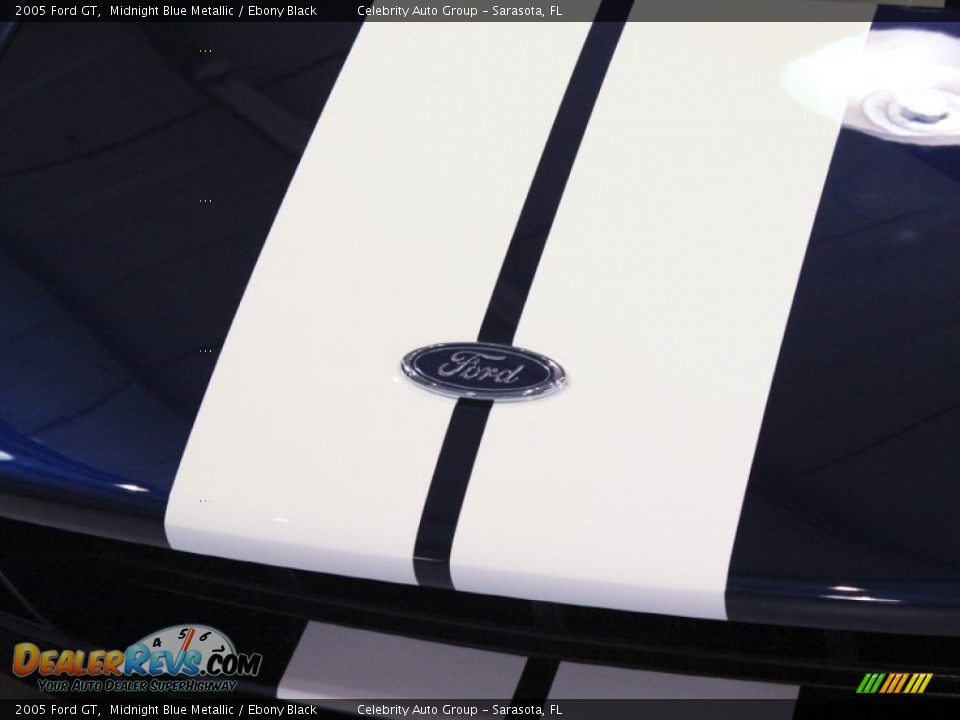 2005 Ford GT Midnight Blue Metallic / Ebony Black Photo #10