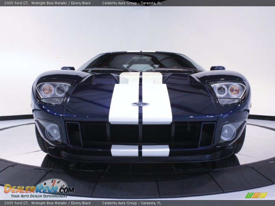 2005 Ford GT Midnight Blue Metallic / Ebony Black Photo #12