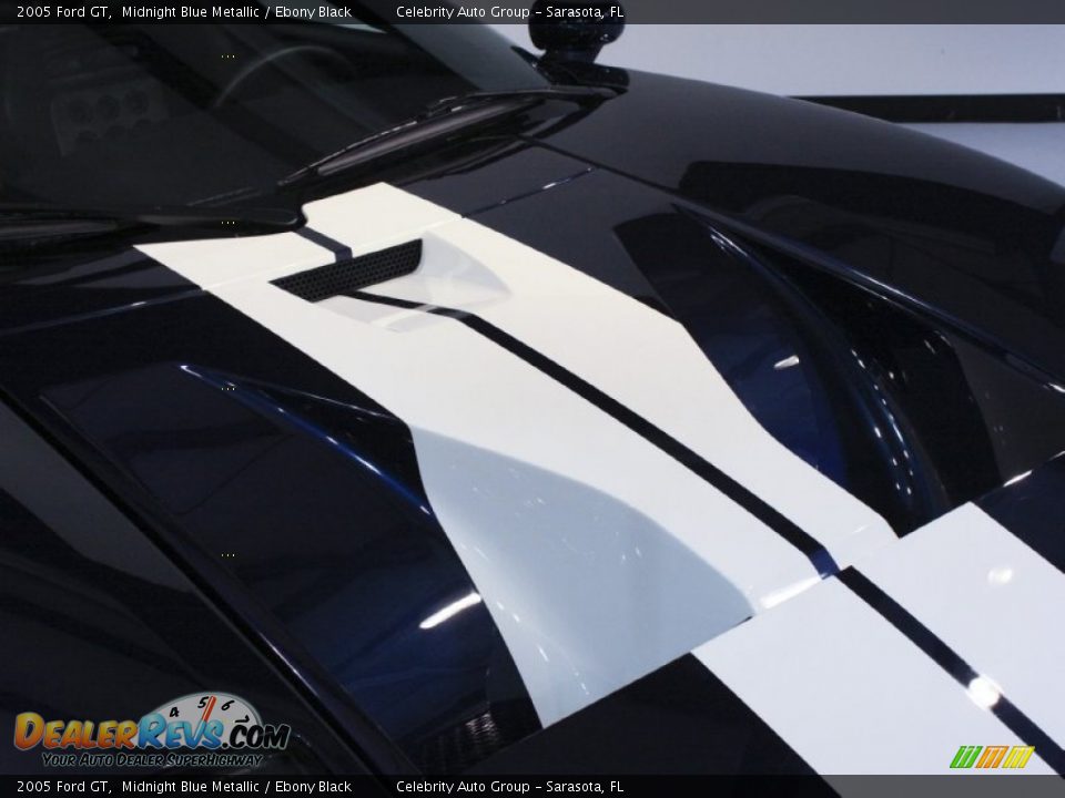 2005 Ford GT Midnight Blue Metallic / Ebony Black Photo #16