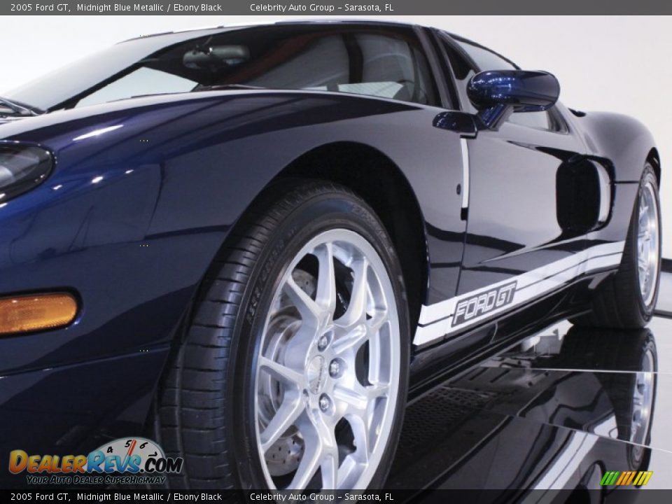 2005 Ford GT Midnight Blue Metallic / Ebony Black Photo #17
