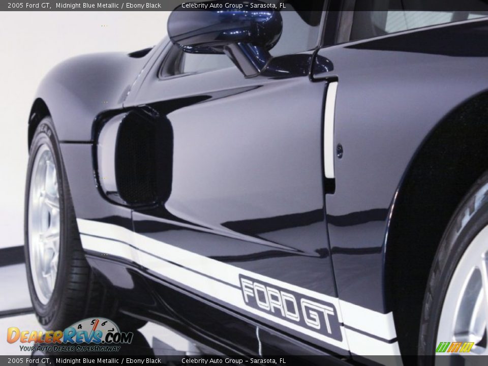 2005 Ford GT Midnight Blue Metallic / Ebony Black Photo #19
