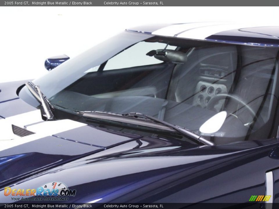 2005 Ford GT Midnight Blue Metallic / Ebony Black Photo #25