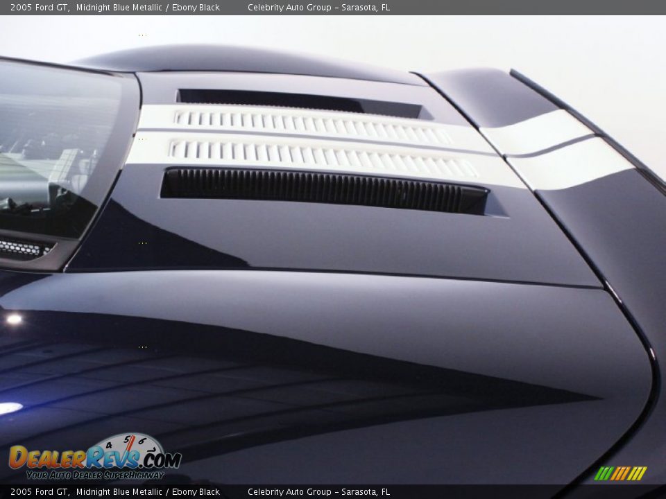 2005 Ford GT Midnight Blue Metallic / Ebony Black Photo #34